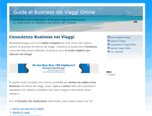Tablet Screenshot of businessdeiviaggi.com